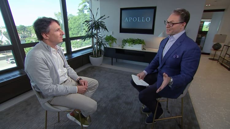 Apollo CEO Rowan warns of market correction, slams rival insurers