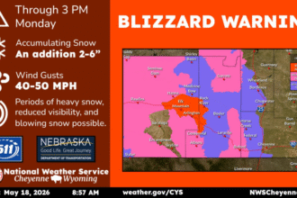 Blizzard Warning in May - Wyoming, Colorado, Utah and Montana to Receive Up To 20 Inches of Snow