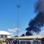 Horrifying Footage Shows 2 Navy Jets Crashing Mid-Air As Spectators Watch