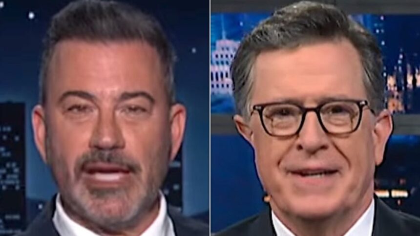 Jimmy Kimmel Lashes Out At Colbert's CBS Bosses