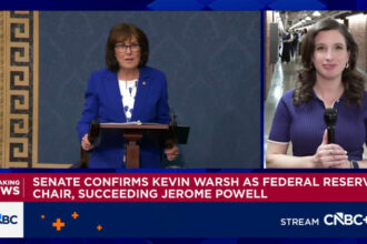 Kevin Warsh wins Senate confirmation as the next Federal Reserve chair
