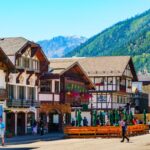 Storybook townscape of Leavenworth, WA