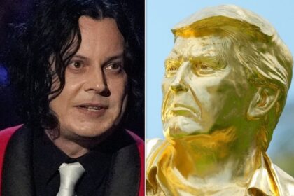Rock Star Jack White Points Out The Absurdity At The Heart Of That New Golden Trump Statue