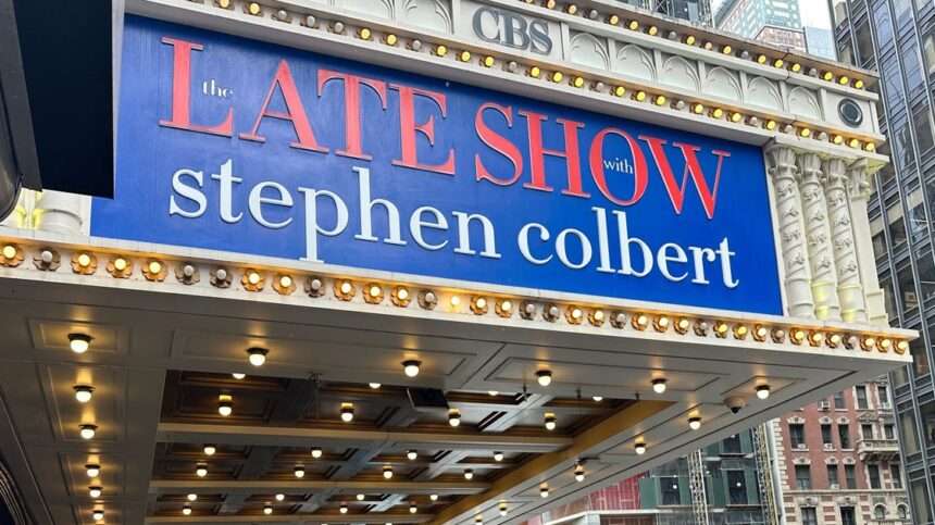 Trump And CBS Hit With R-Rated Graffiti Outside Colbert Theater