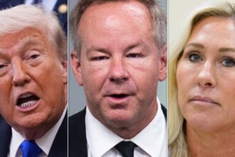 Trump Makes Snide Comment About Marjorie Taylor Greene Right To Her Fiancé's Face
