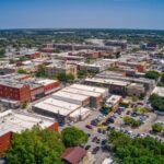 Aerial view of McKinney, TX