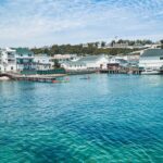 Turquoise waters of Mackinac Island