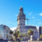 The Plaza Independence in Montevideo, Uruguay. South America. High quality photo
