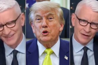Anderson Cooper Struggles To Keep A Straight Face Over Trump Merch Claim