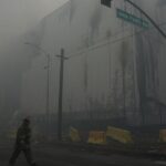 Cold Storage Warehouse Fire Rages For 6 Days In Los Angeles