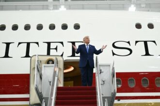 Donald Trump Unveils The New Air Force One, A Converted Qatari Jet