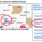aLate Winter Advisory Issued for Montana as 2 Inches of Snow and Wind Gusts Hit 5 Counties
