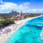 Panorama of Goodmans Bay, The Bahamas