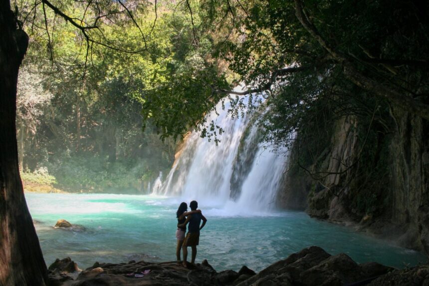 Waterfall on outskirts of Tuxtla Gutierrez, Mexico