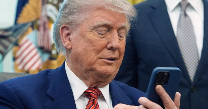 White House Tries To Explain Trump's Record-Breaking Truth Social Posting Spree
